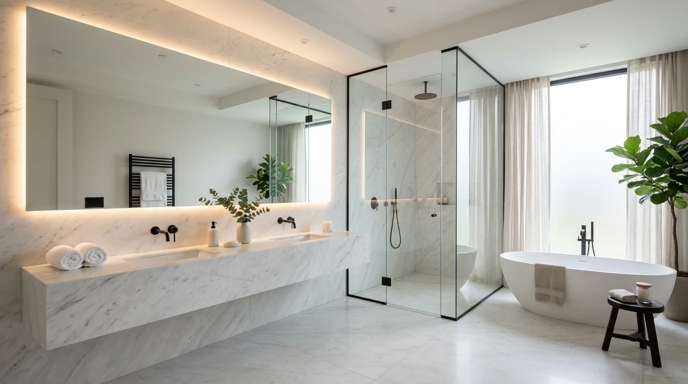 Luxurious Modern Bathroom Ideas for Everyday Spa Luxury idea 3