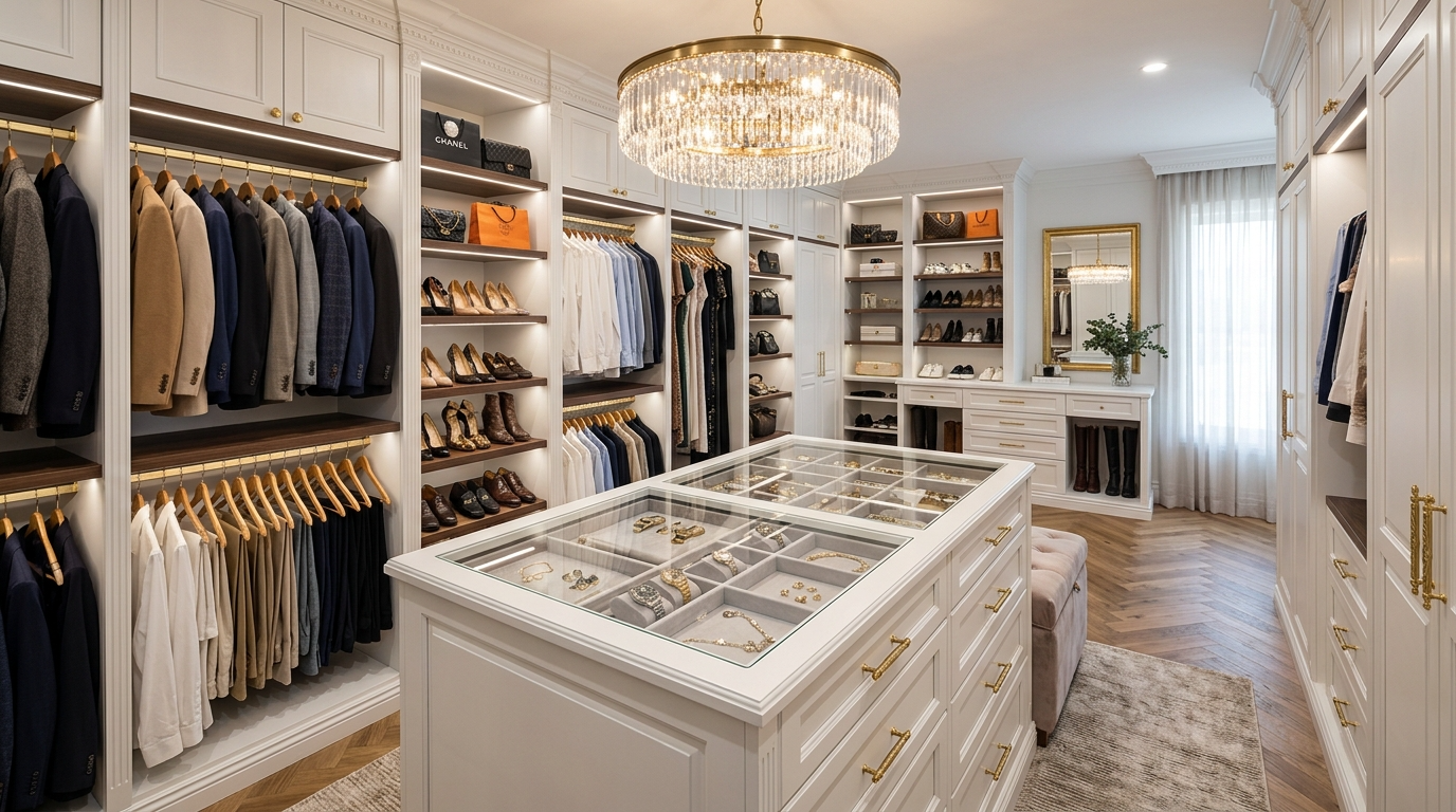 Luxury Walk-In Closet Ideas for Boutique Style Storage idea 2