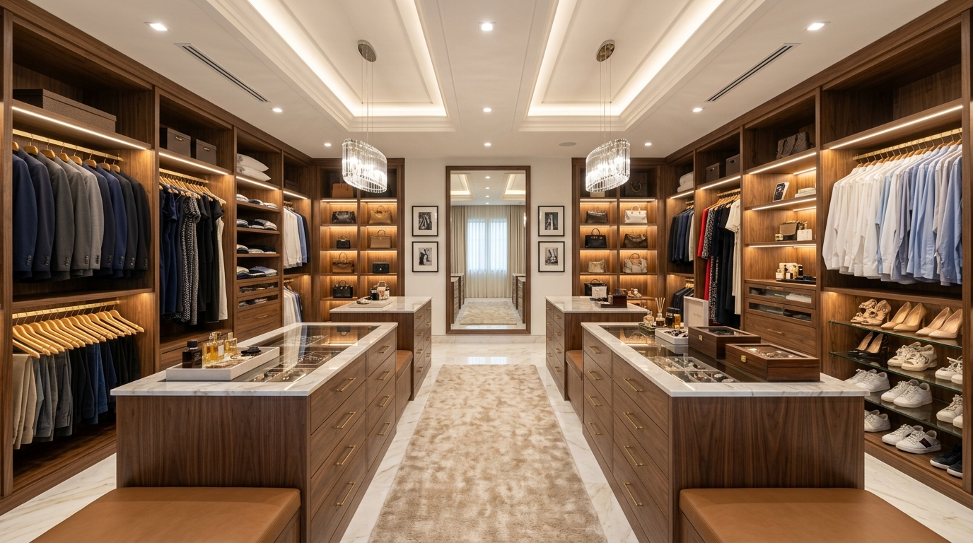 Luxury Walk-In Closet Ideas for Boutique Style Storage idea 12