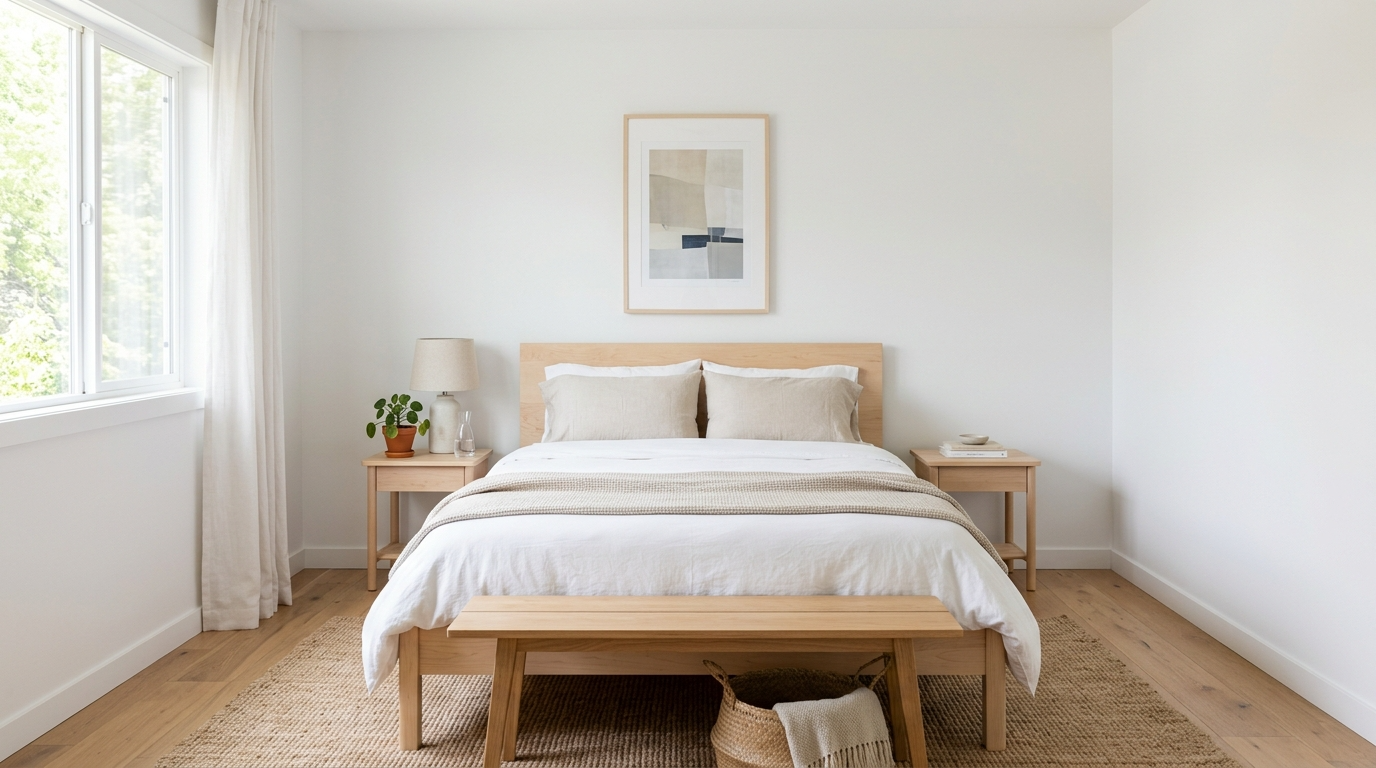 Minimalist Bedroom Decor Ideas for a Clean Calm Space idea 2