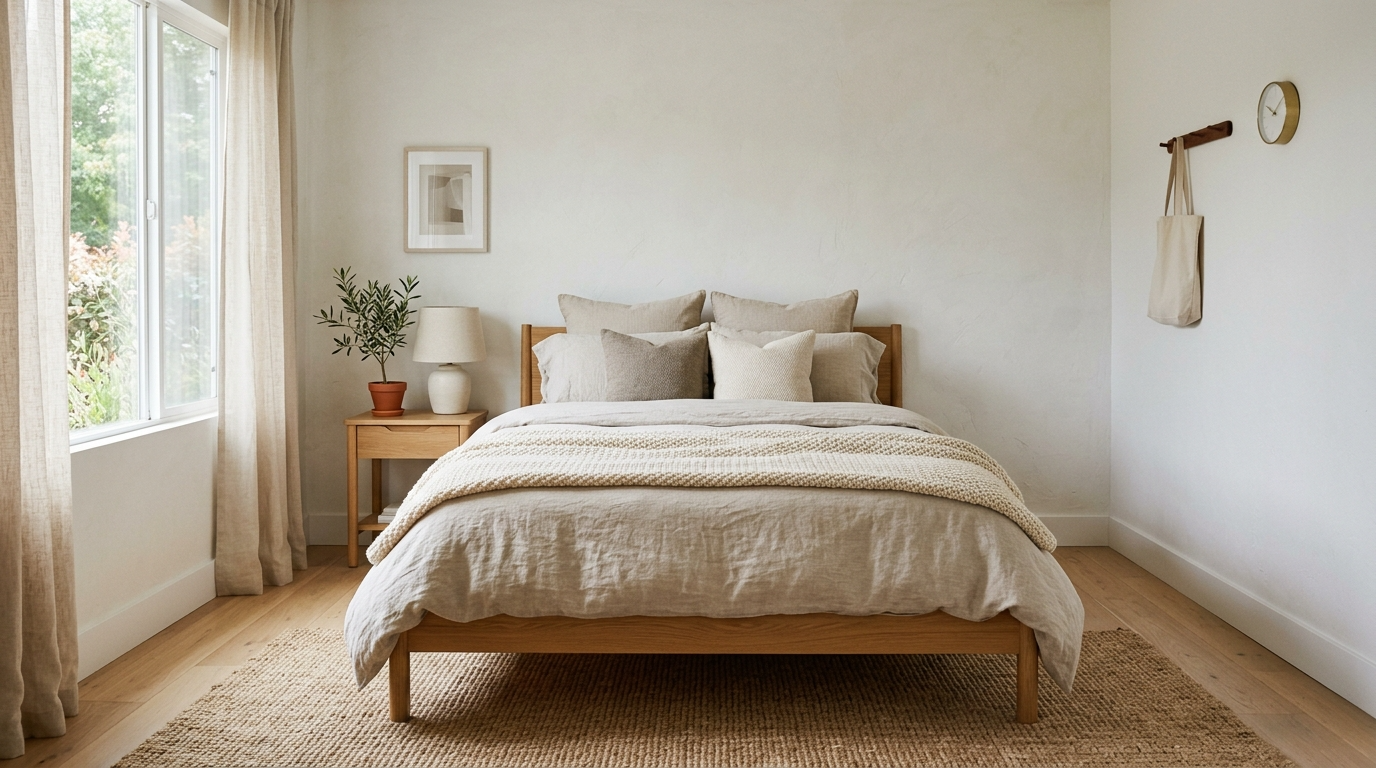 Minimalist Bedroom Decor Ideas for a Clean Calm Space idea 8