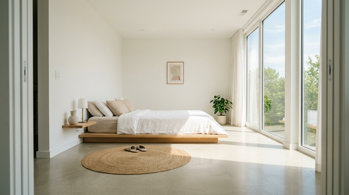 Minimalist Bedroom Decor Ideas for a Clean Calm Space idea 11