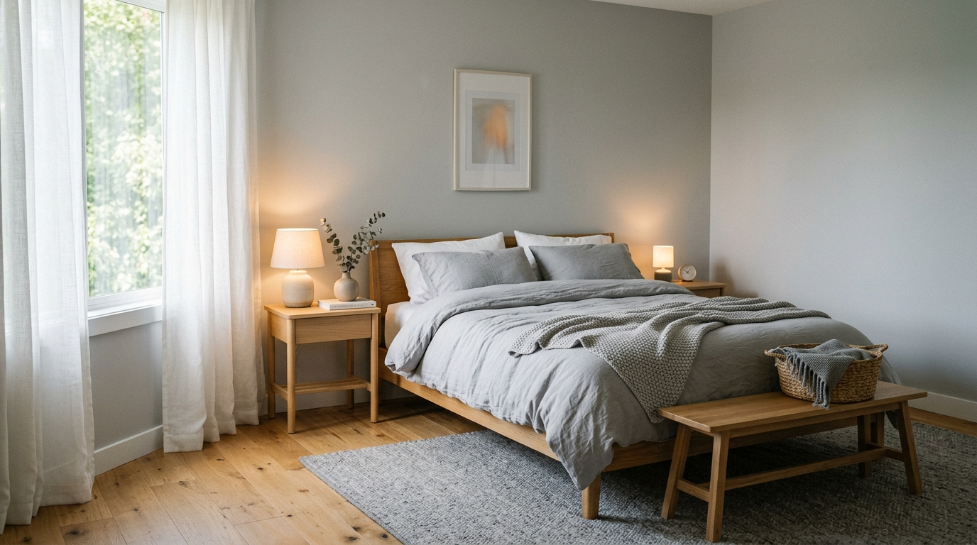 Minimalist Bedroom Decor Ideas for a Clean Calm Space idea 12