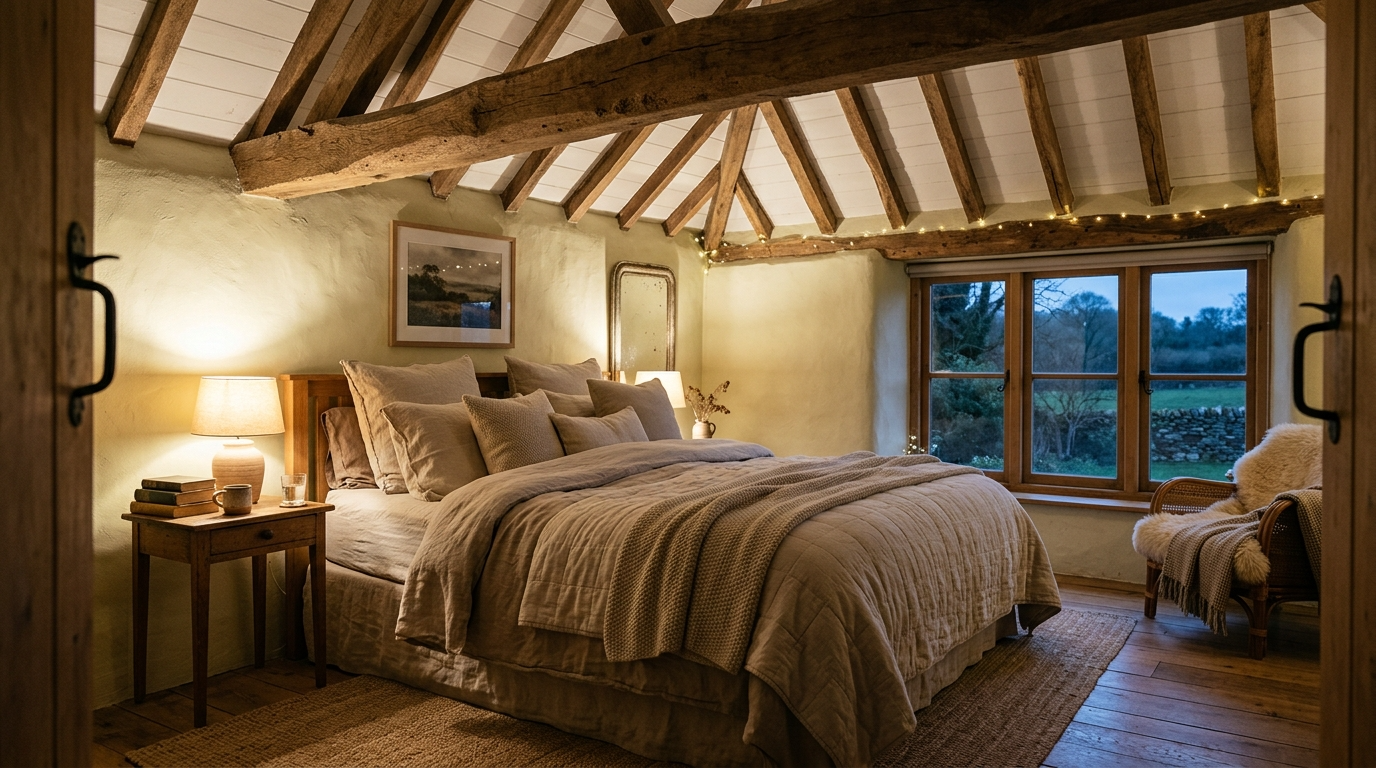 Modern Farmhouse Bedroom Ideas for Rustic Comfort idea 3
