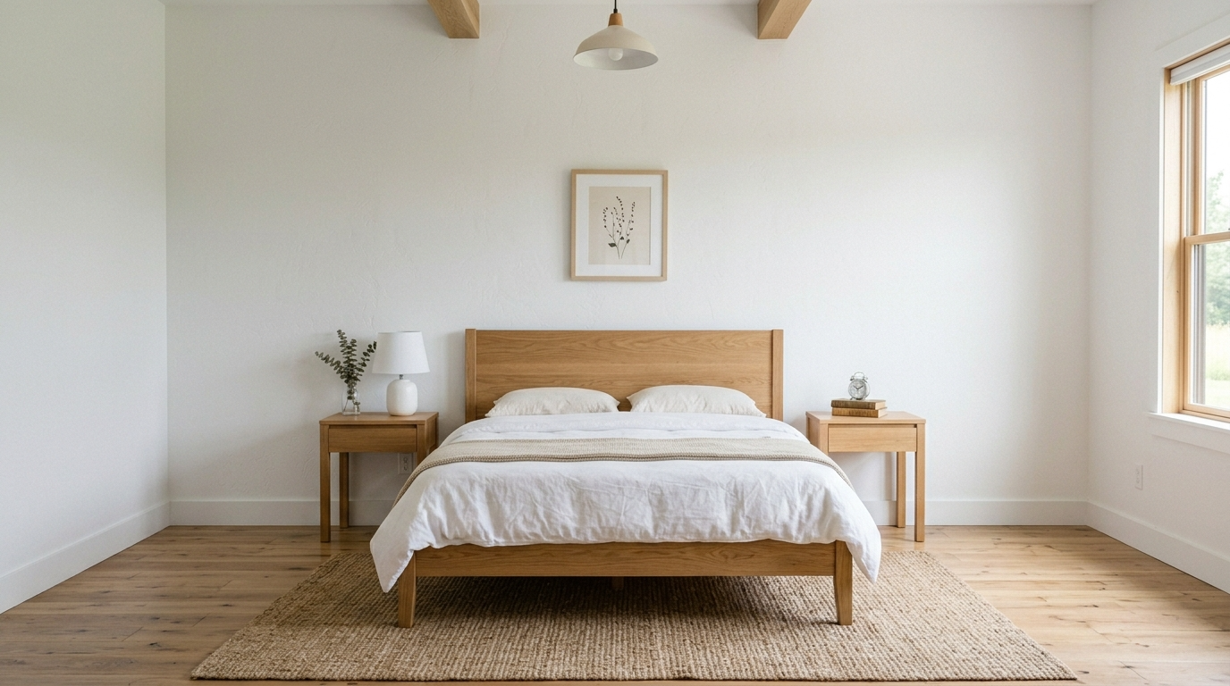 Modern Farmhouse Bedroom Ideas for Rustic Comfort idea 6