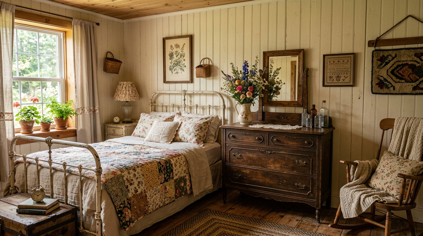 Modern Farmhouse Bedroom Ideas for Rustic Comfort idea 7