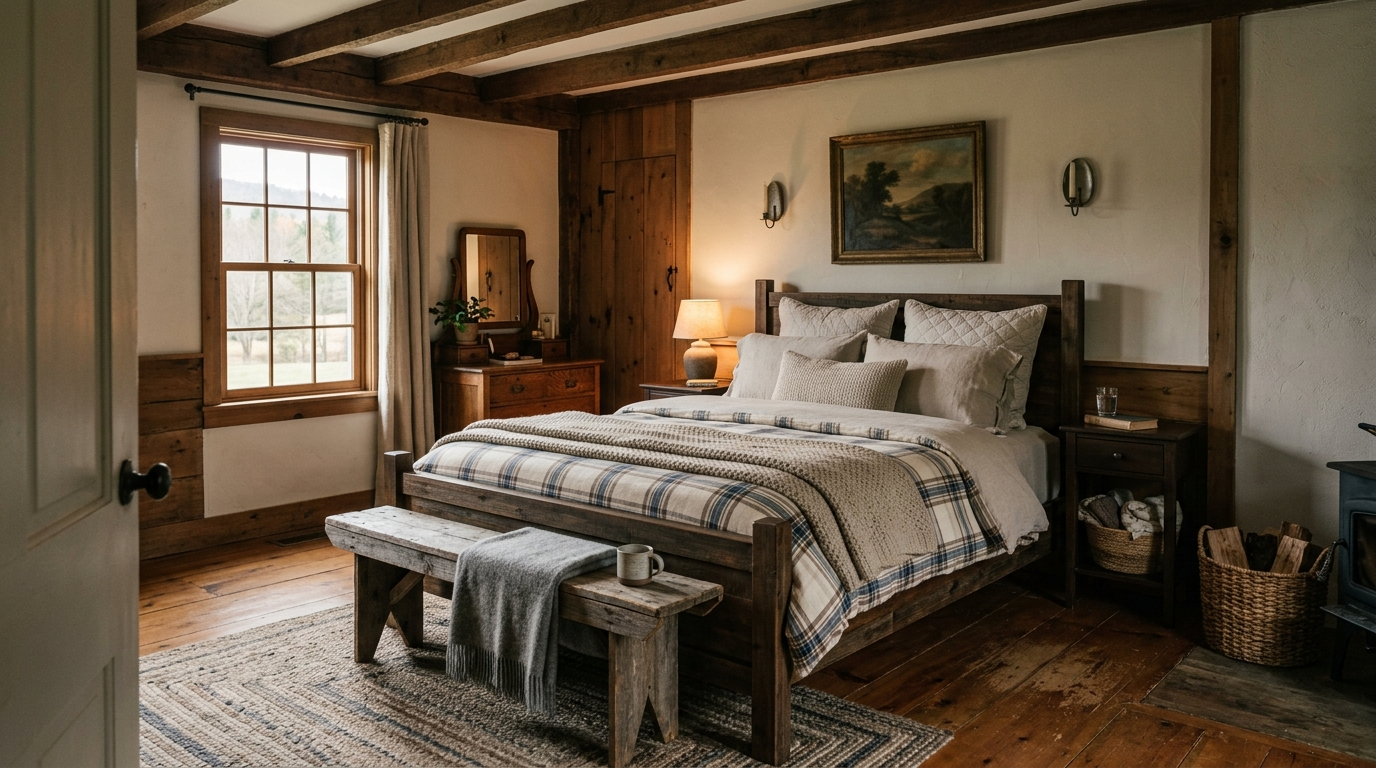 Modern Farmhouse Bedroom Ideas for Rustic Comfort idea 11