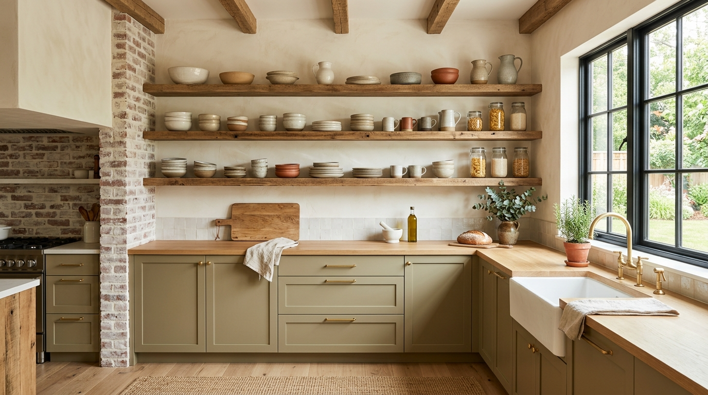 Modern Rustic Kitchen Ideas for Warm Contemporary Style idea 3