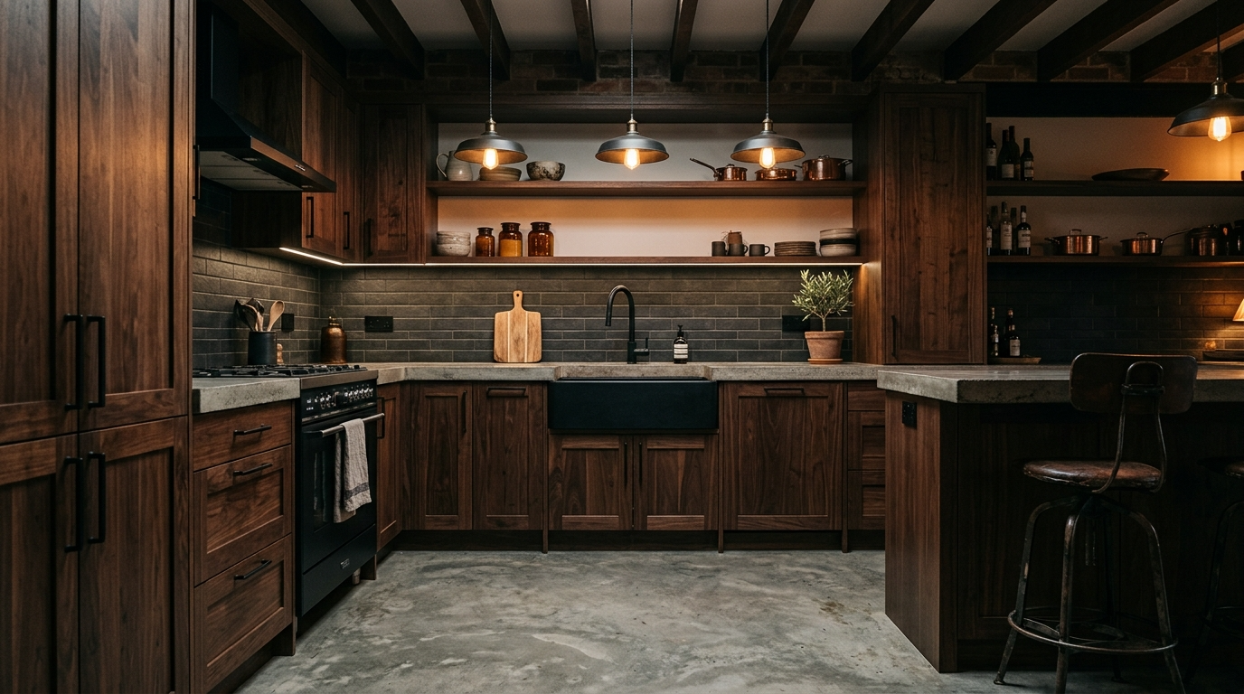 Modern Rustic Kitchen Ideas for Warm Contemporary Style idea 6