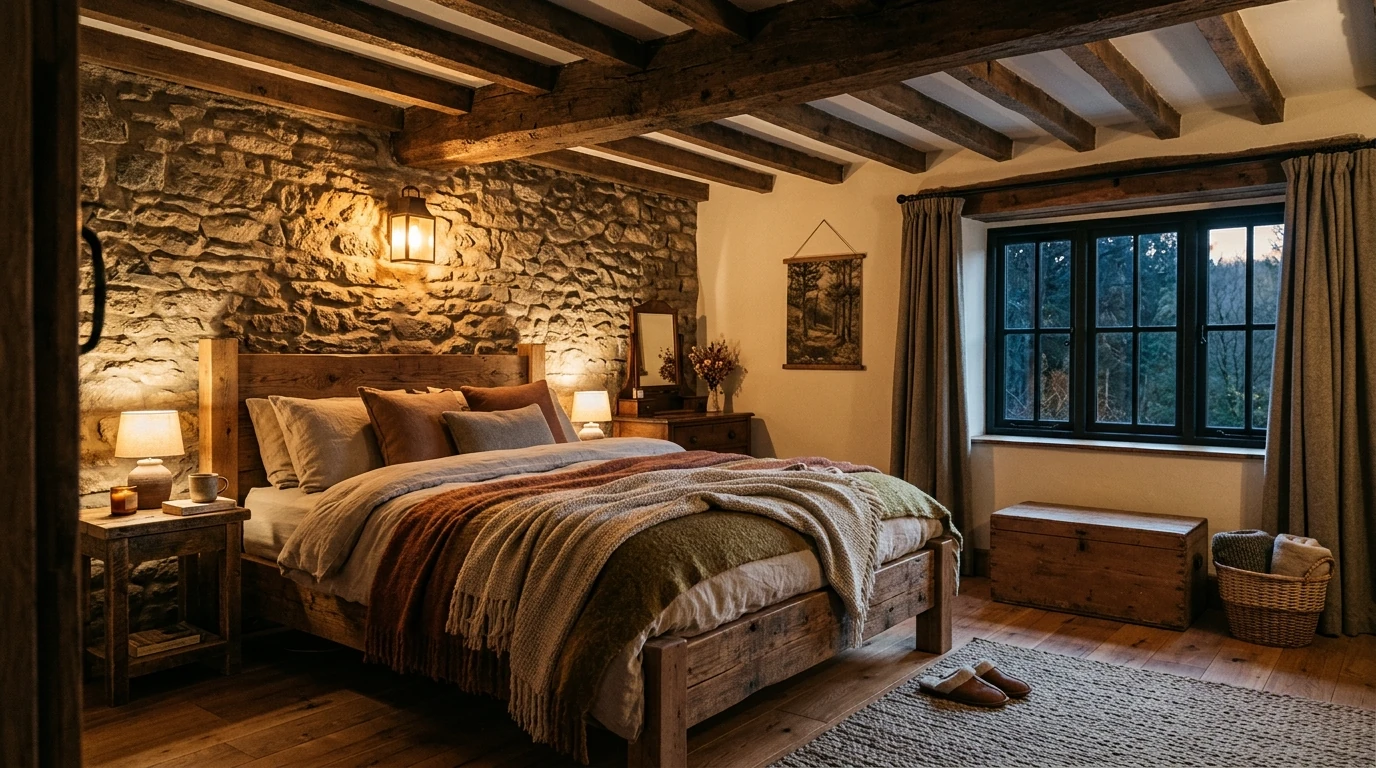 Earthy bedroom idea 2