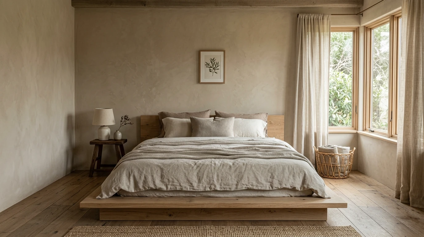Earthy bedroom idea 4