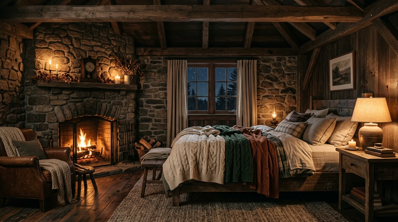 Earthy bedroom idea 8