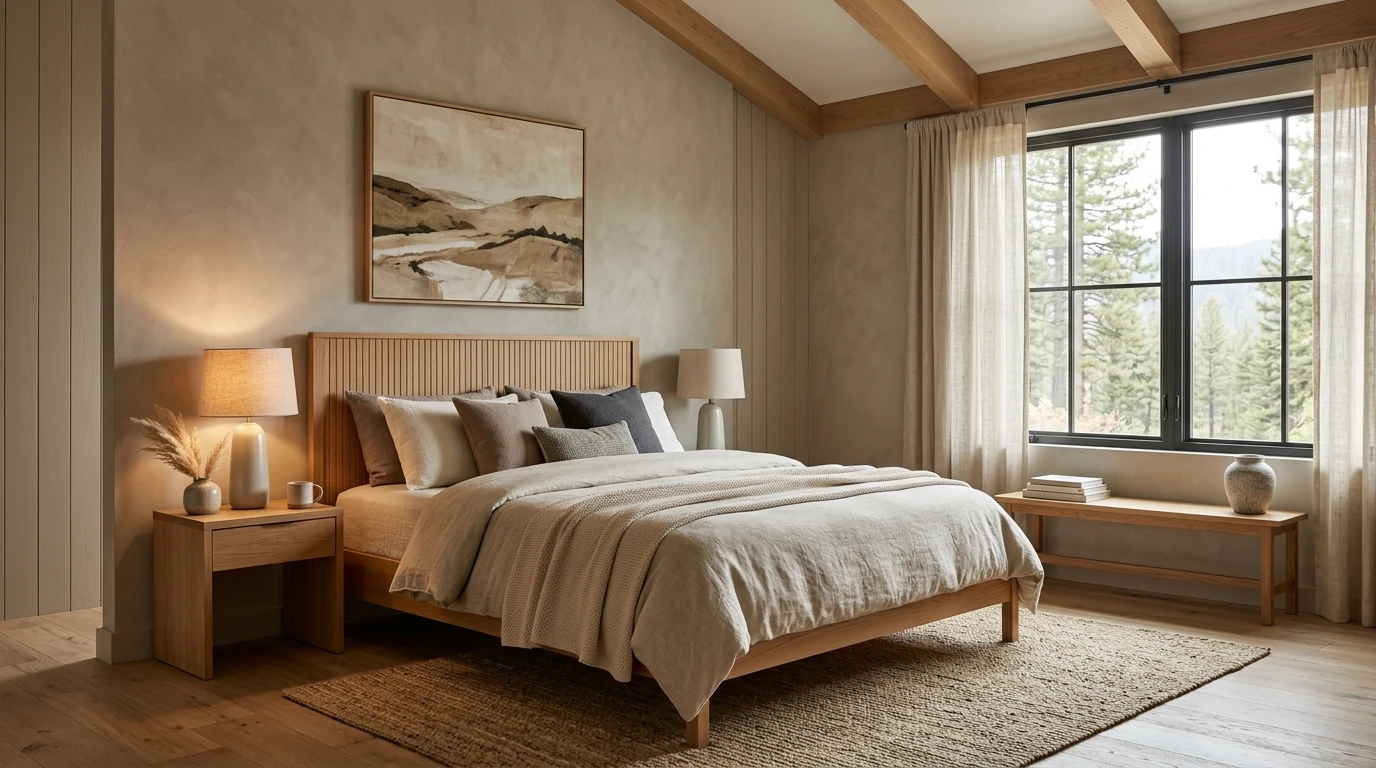 Earthy bedroom idea 10