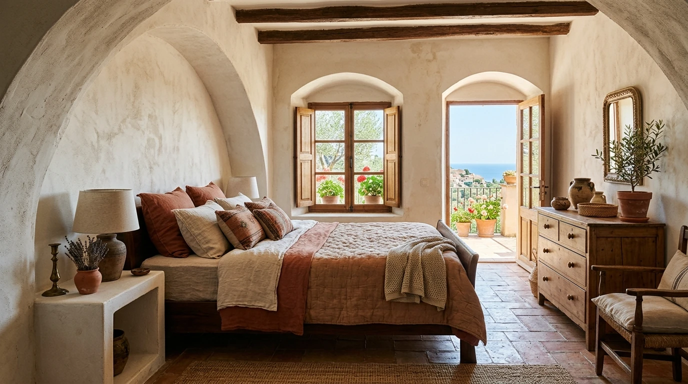 Earthy bedroom idea 12