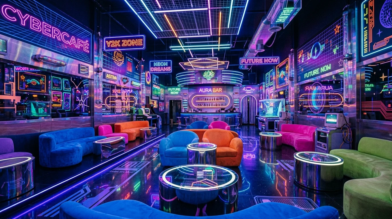 Nostalgic Y2K Living Room Ideas with Retro Flair idea 8