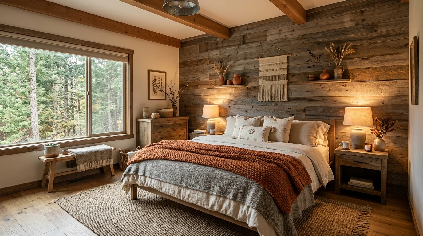 Organic natural bedroom idea 3