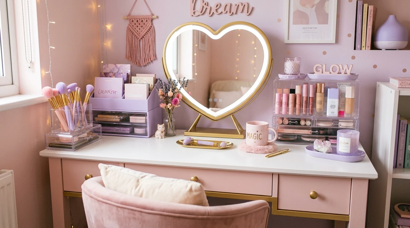 Makeup desk idea 6