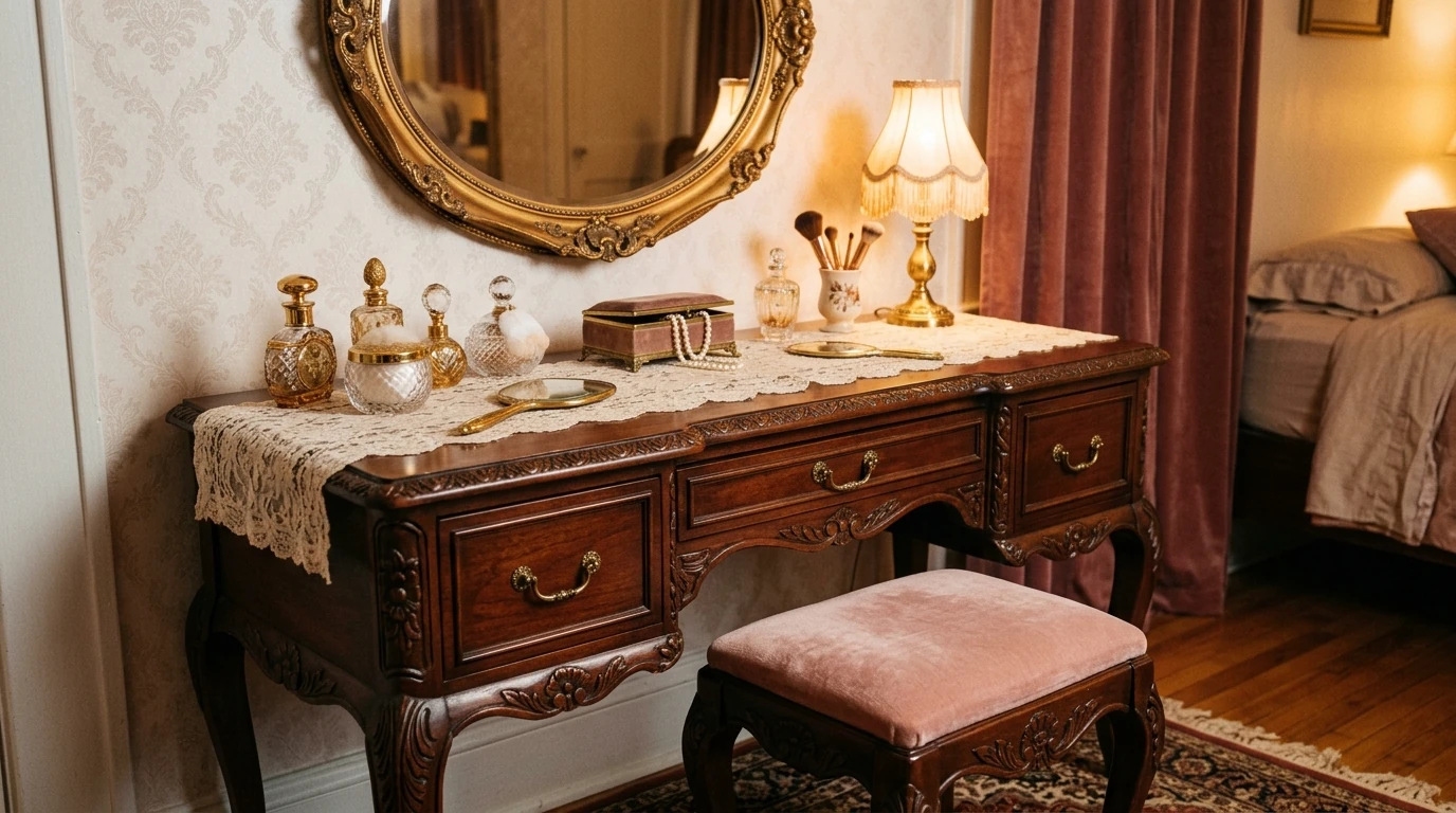 Makeup desk idea 7