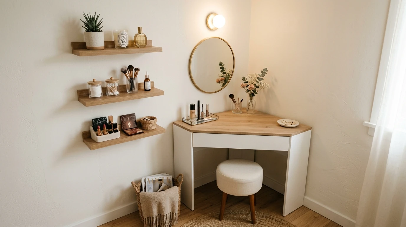 Makeup desk idea 8