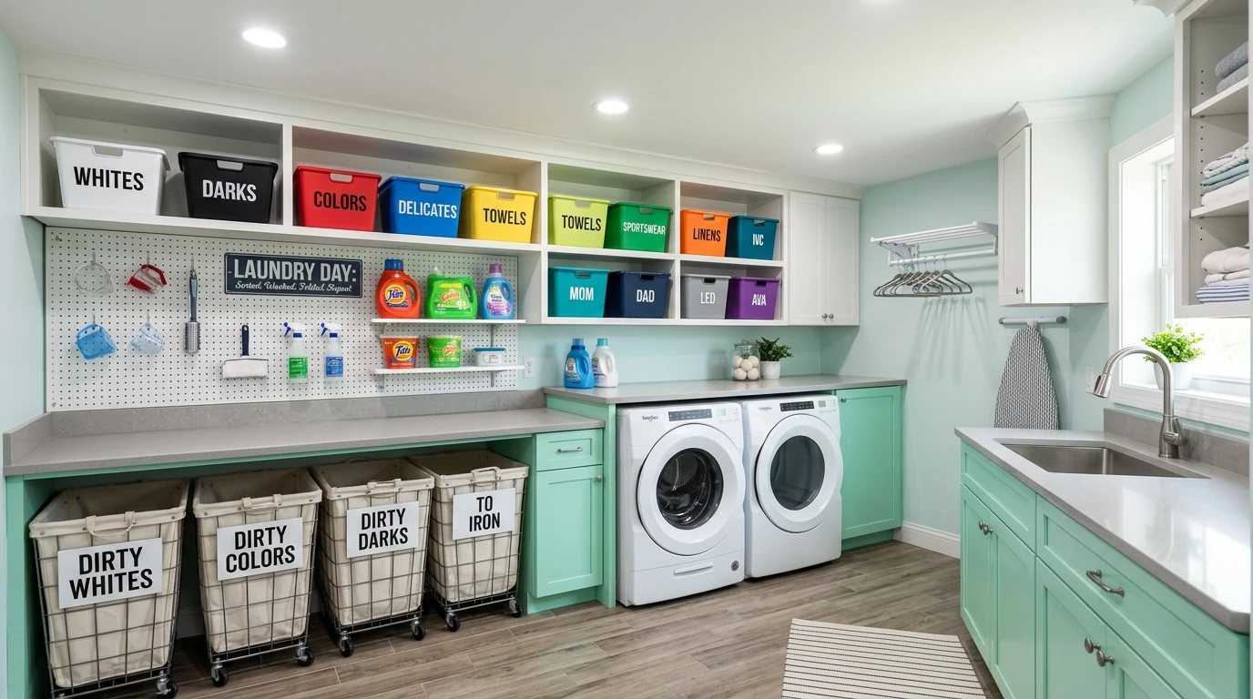 Laundry organization idea 13