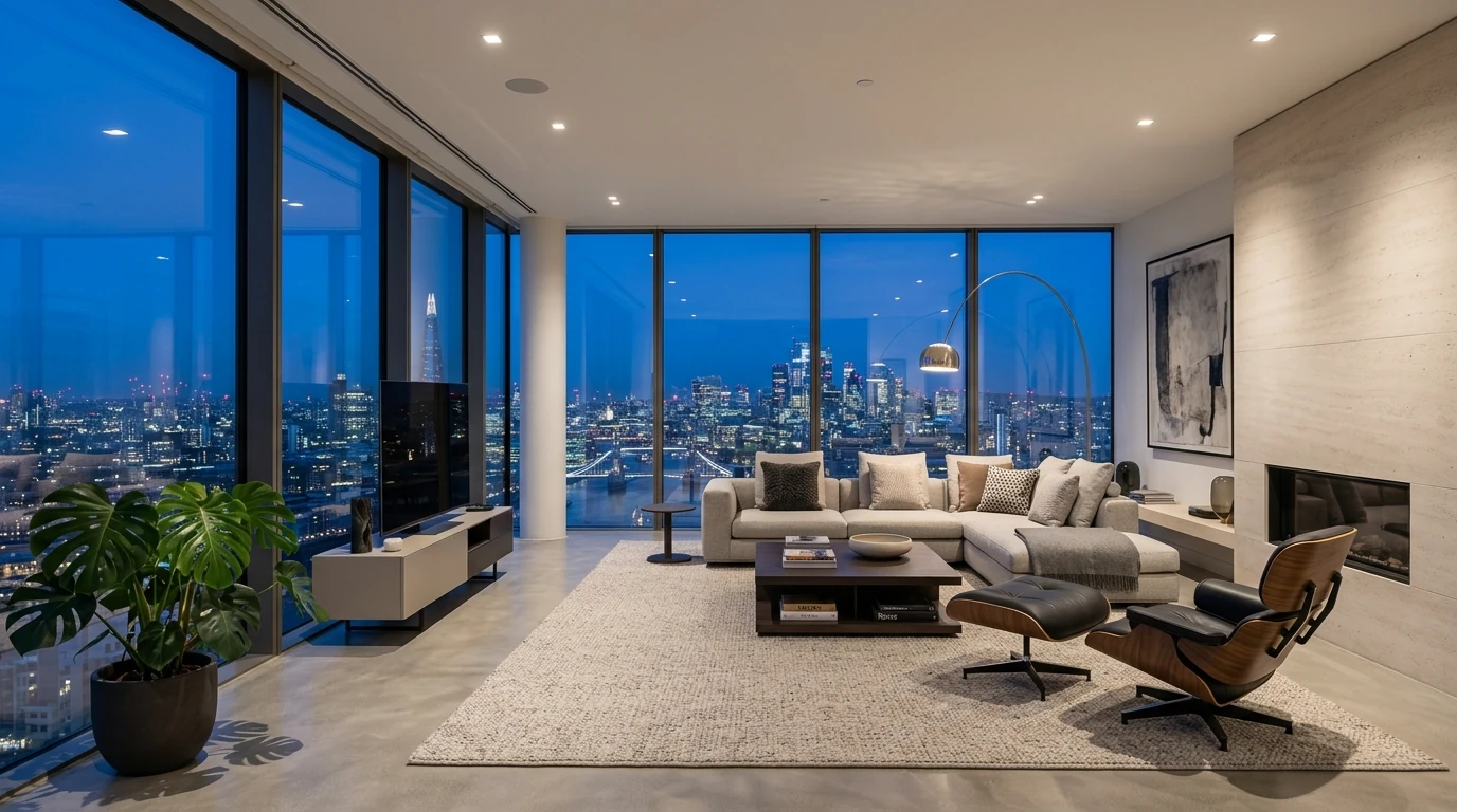 Contemporary living room idea 6