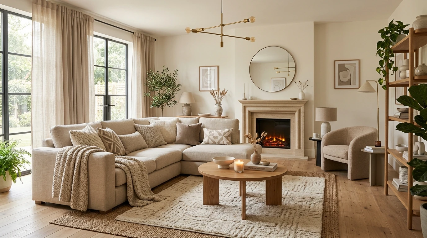 Contemporary living room idea 9