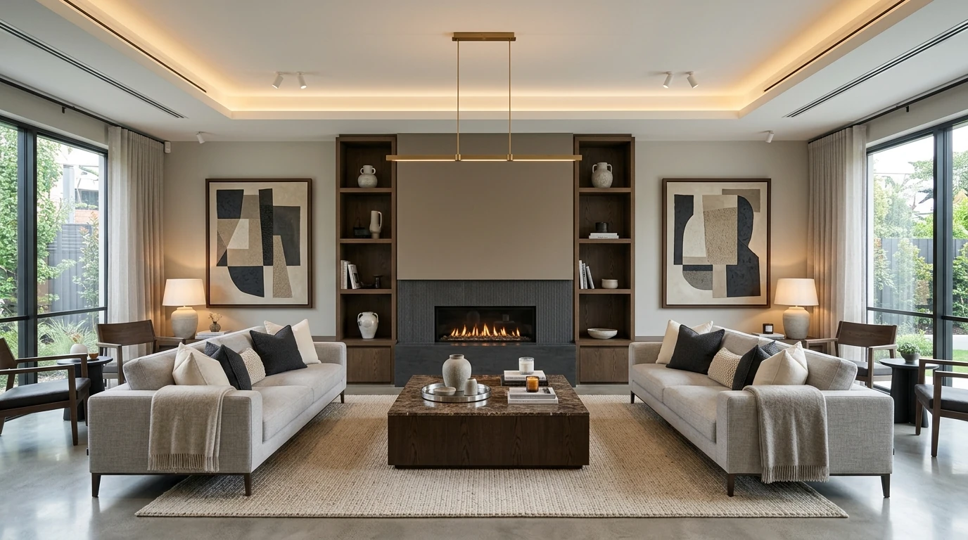 Contemporary living room idea 15