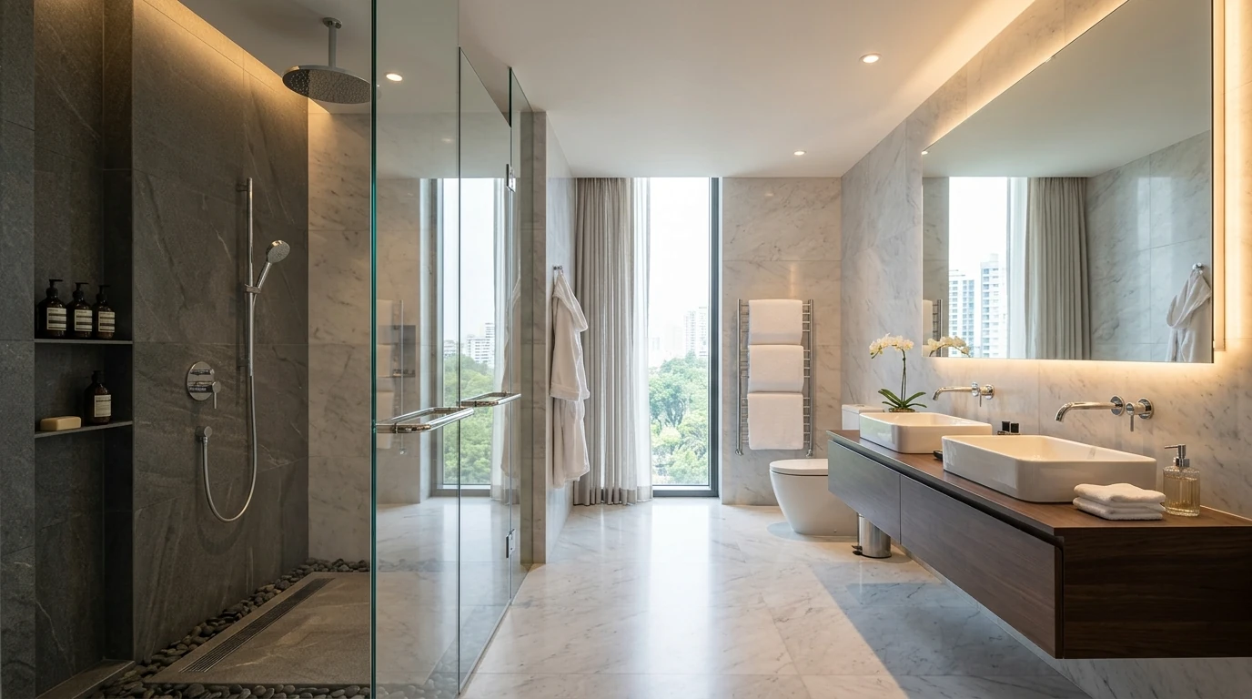 Sleek Modern Bathroom Design Ideas with Clean Lines idea 11
