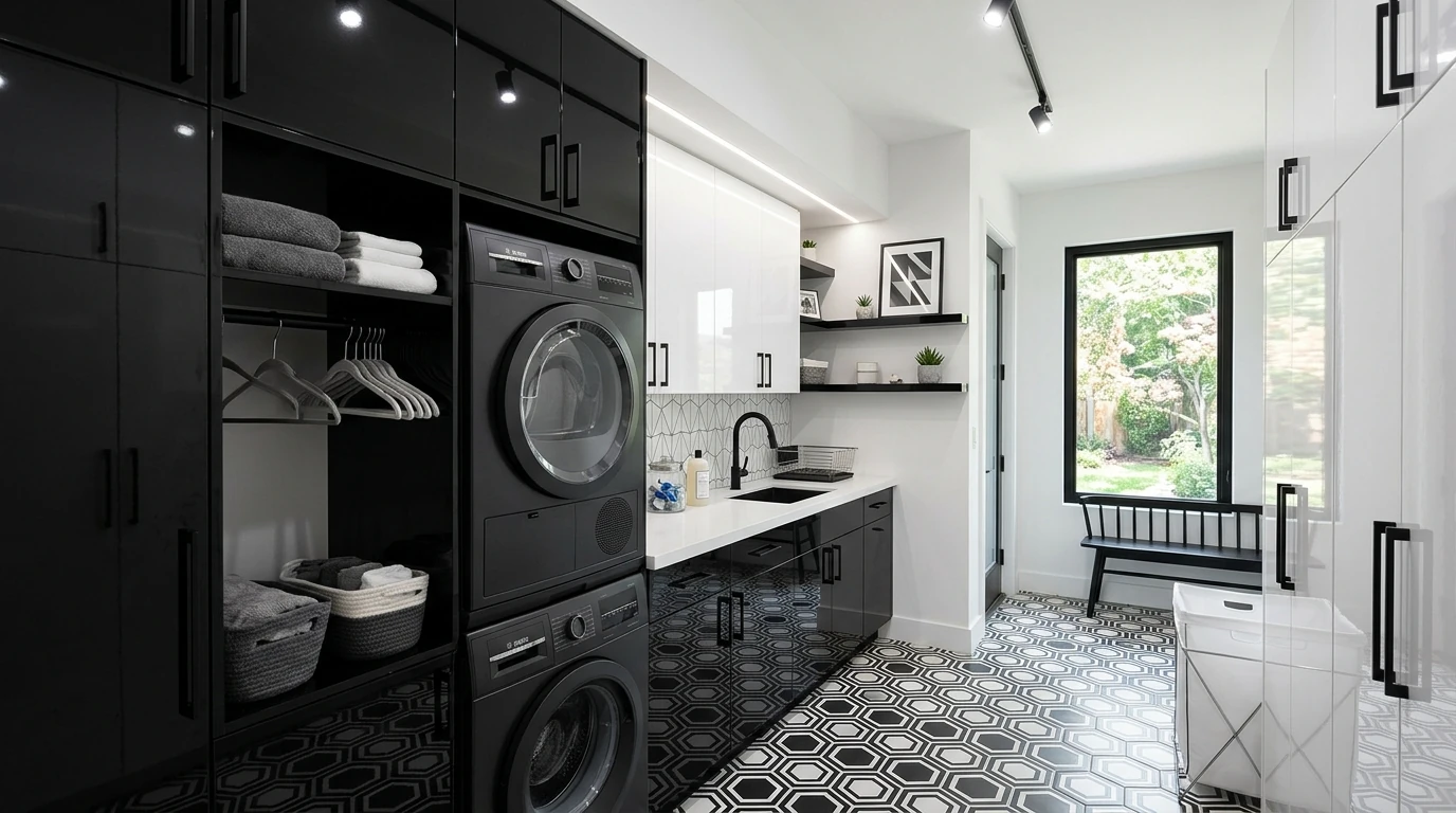 Sleek modern laundry idea 3