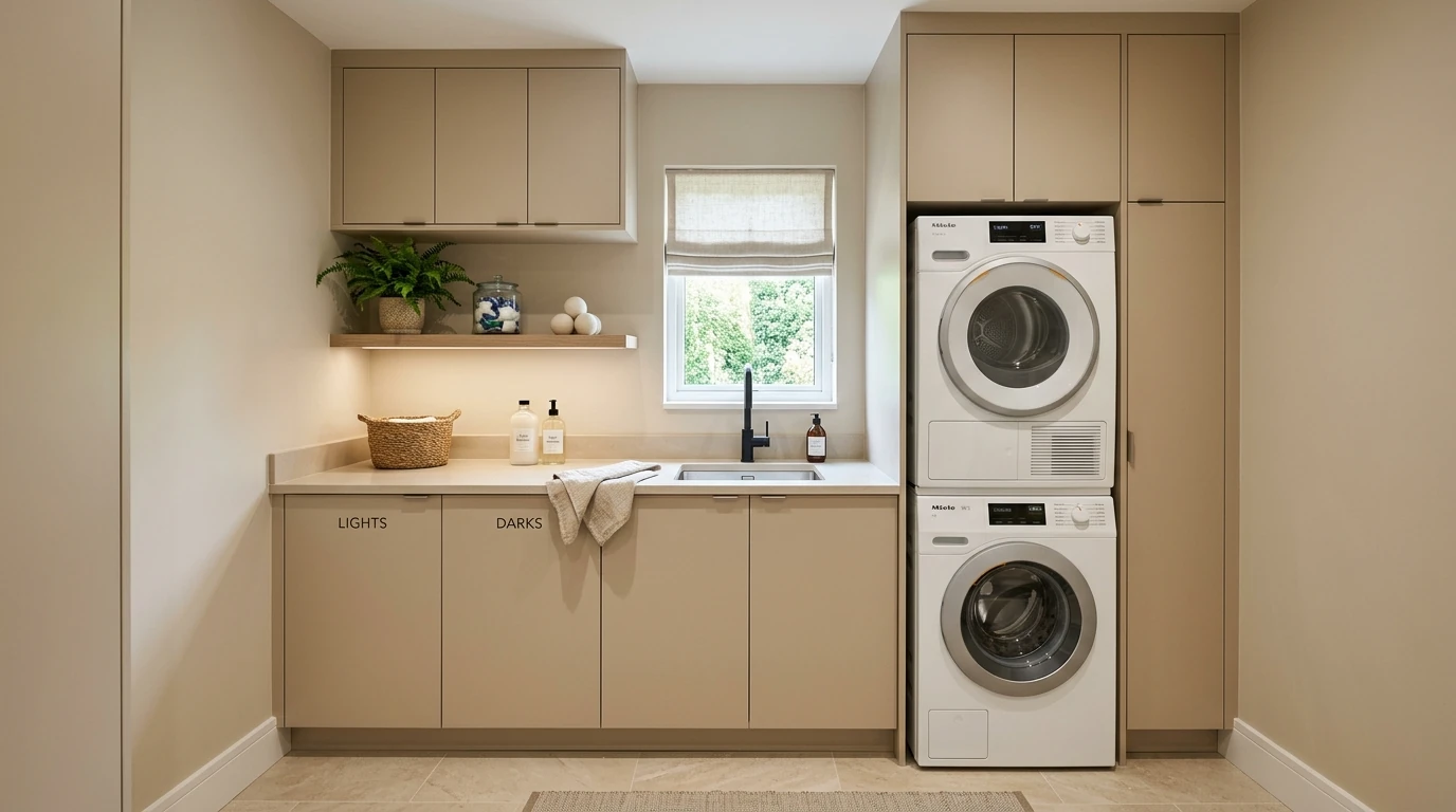 Sleek modern laundry idea 4