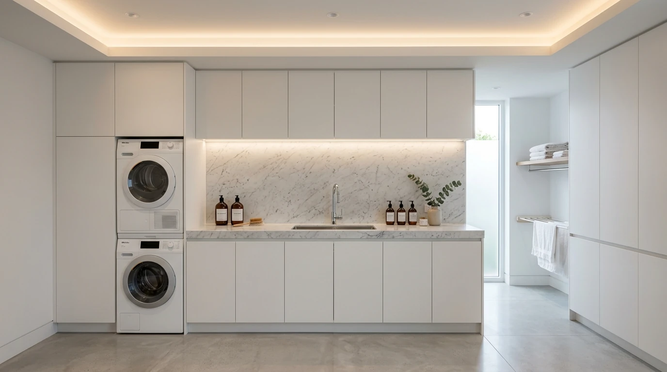 Sleek modern laundry idea 5