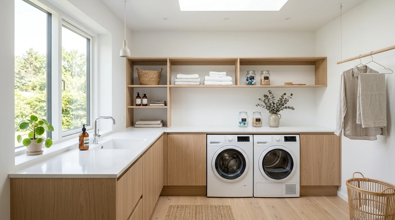 Sleek modern laundry idea 6