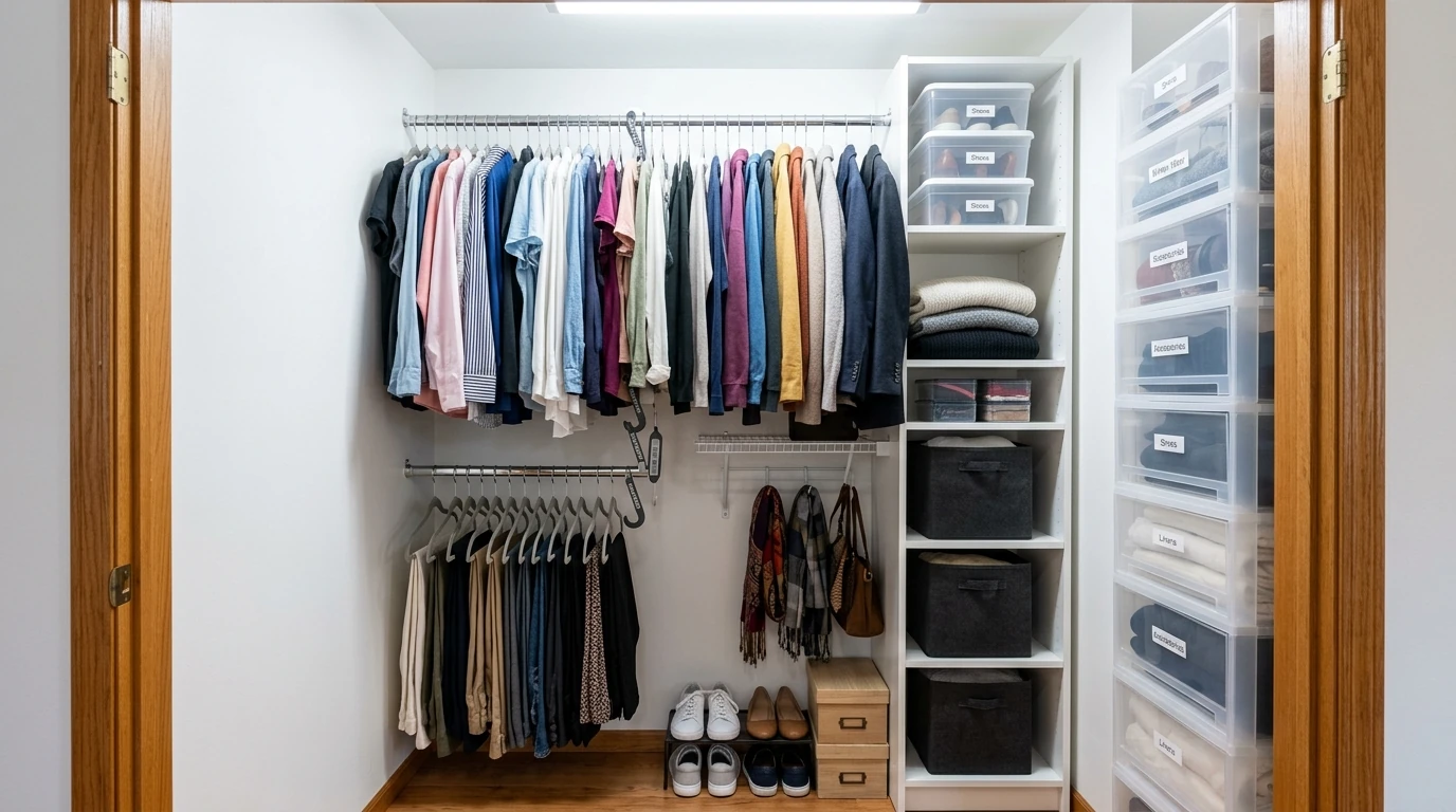 Smart Closet Organization Ideas to Maximize Storage Space idea 2