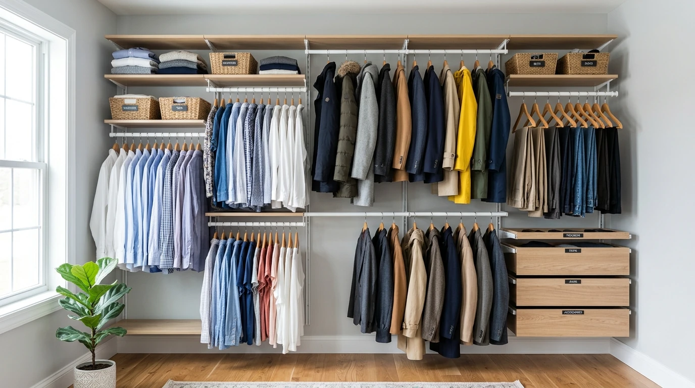 Smart Closet Organization Ideas to Maximize Storage Space idea 13