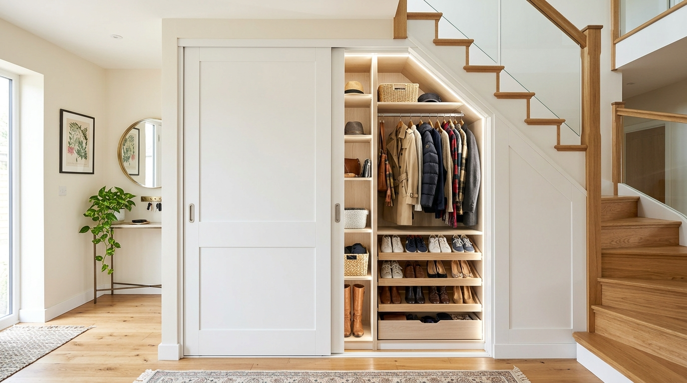 Smart Under Stair Storage Ideas for Unused Spaces idea 3