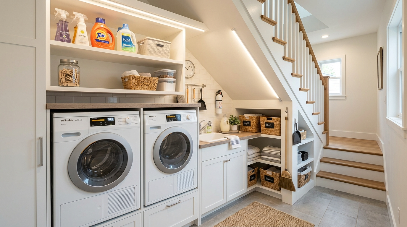 Smart Under Stair Storage Ideas for Unused Spaces idea 8