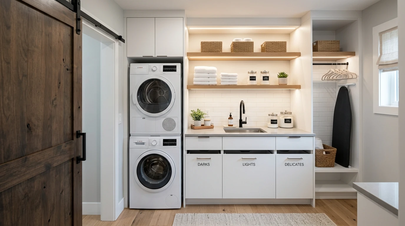 Small laundry design idea 6