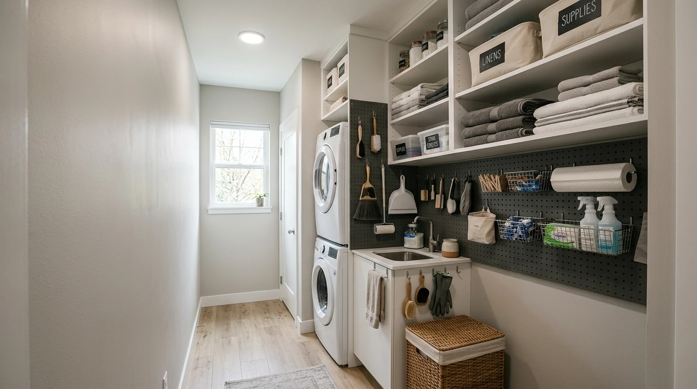 Small laundry design idea 7
