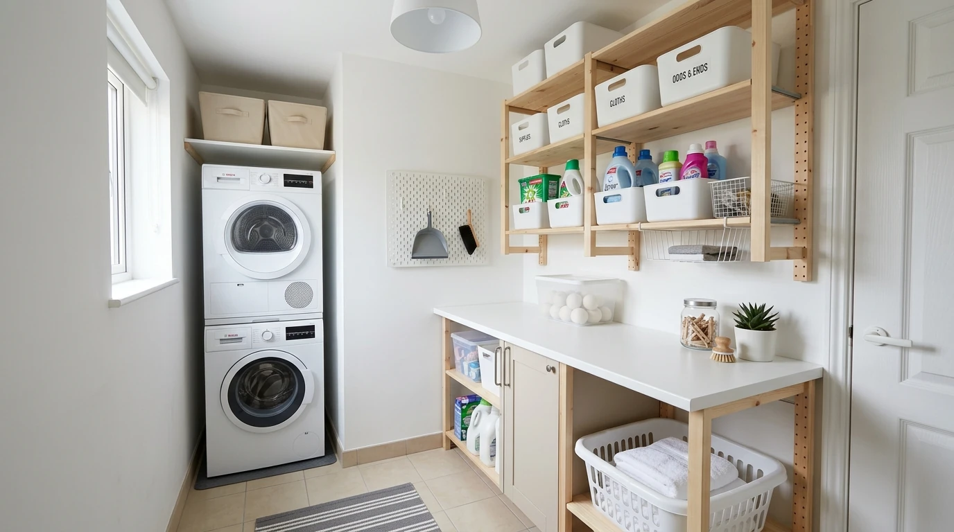 Small laundry design idea 9