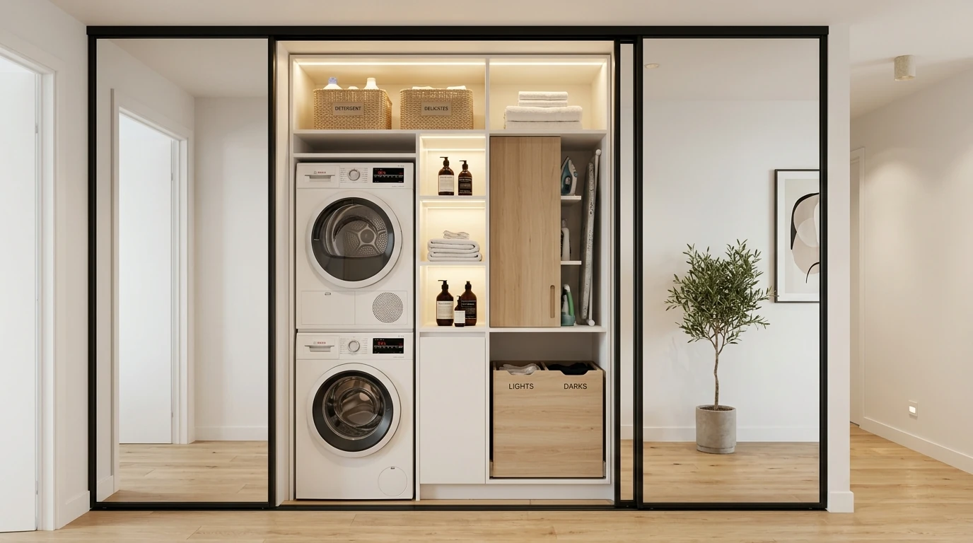 Small laundry design idea 10