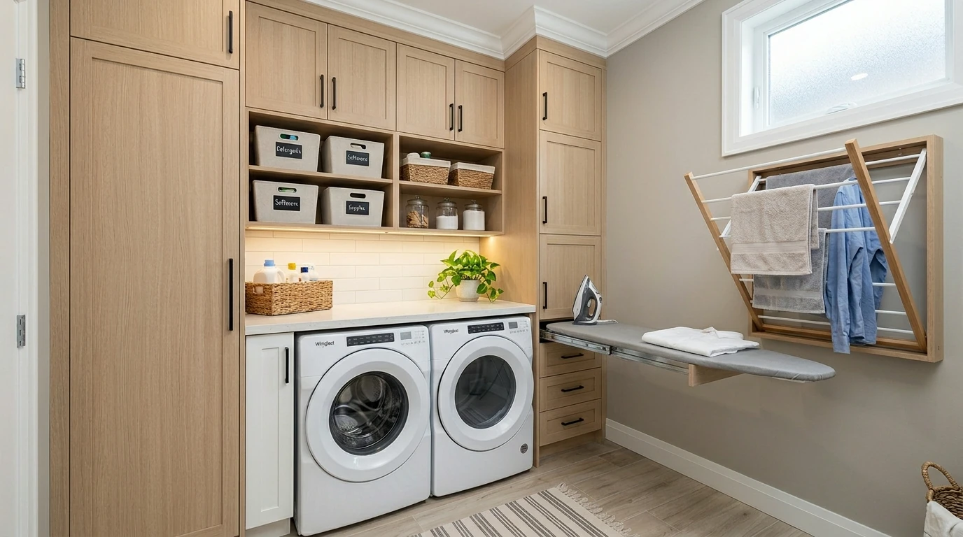 Small laundry design idea 11