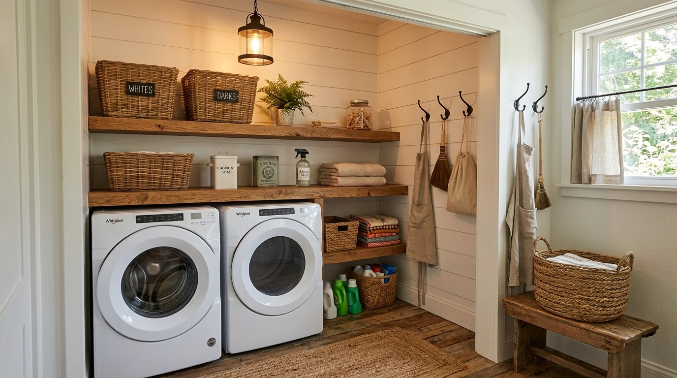 Small laundry design idea 12