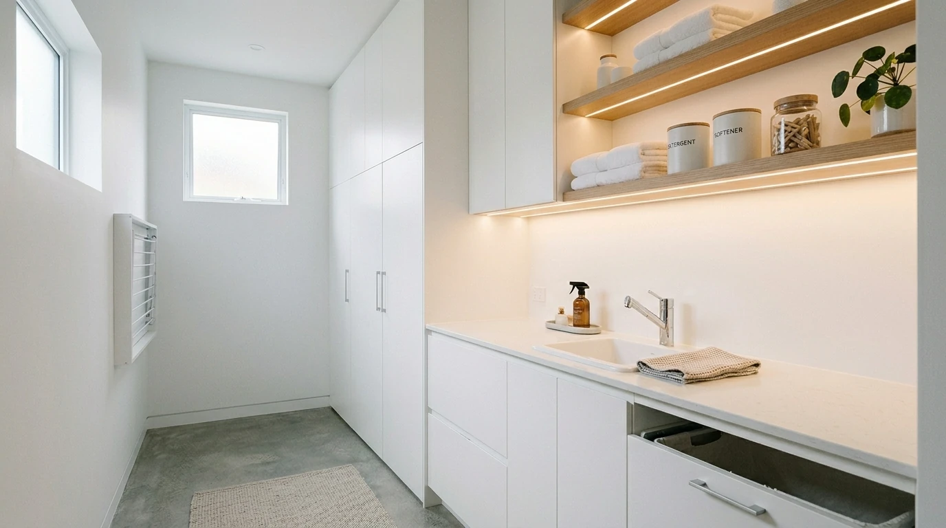 Small laundry design idea 13