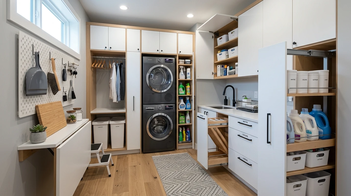 Small laundry design idea 14