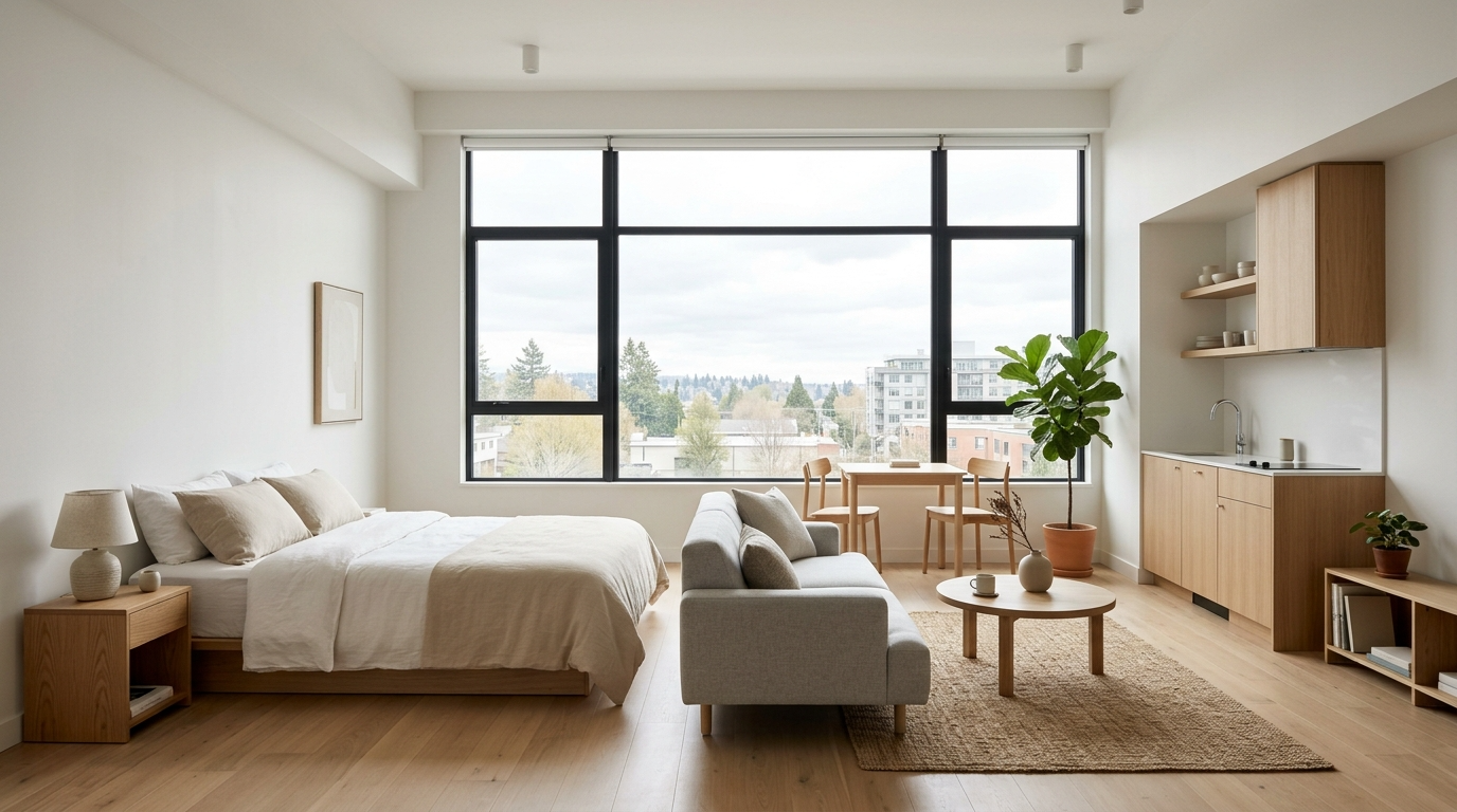 Space-Saving Studio Apartment Layout Ideas for Small Living idea 3