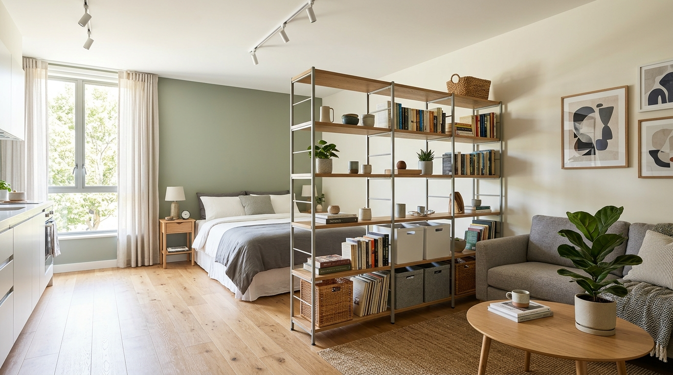 Space-Saving Studio Apartment Layout Ideas for Small Living idea 10