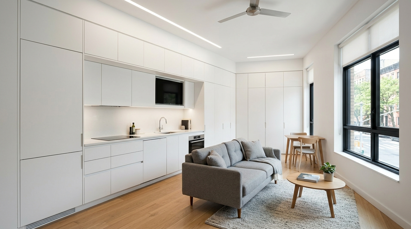 Space-Saving Studio Apartment Layout Ideas for Small Living idea 13