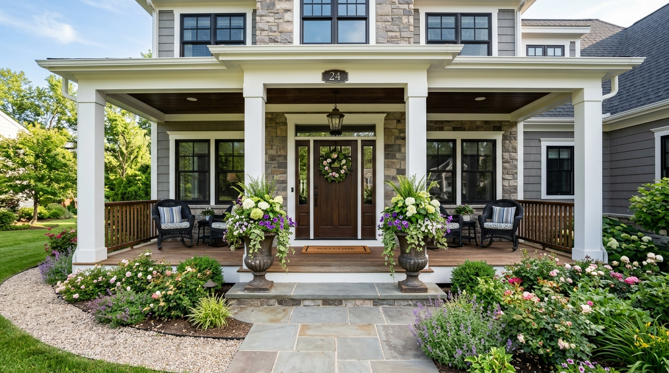 Stunning Front Porch Decor Ideas for Instant Curb Appeal idea 12