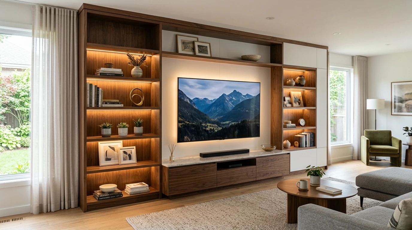 TV wall idea 14