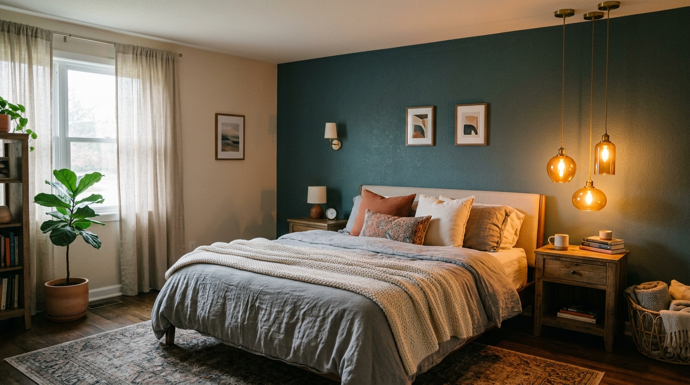 Stylish Bedroom Ceiling Design Ideas for Added Drama idea 14
